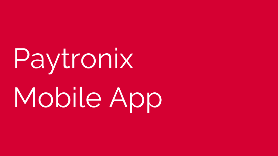 Paytronix Mobile App