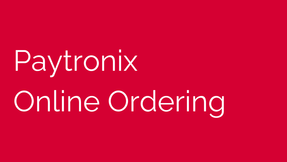 Paytronix Online Ordering