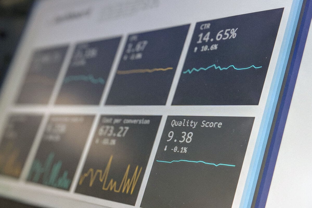 customer loyalty metrics on a computer screen