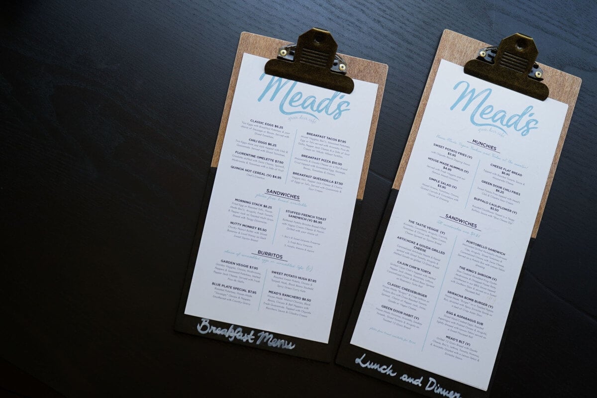 restaurant catering menu